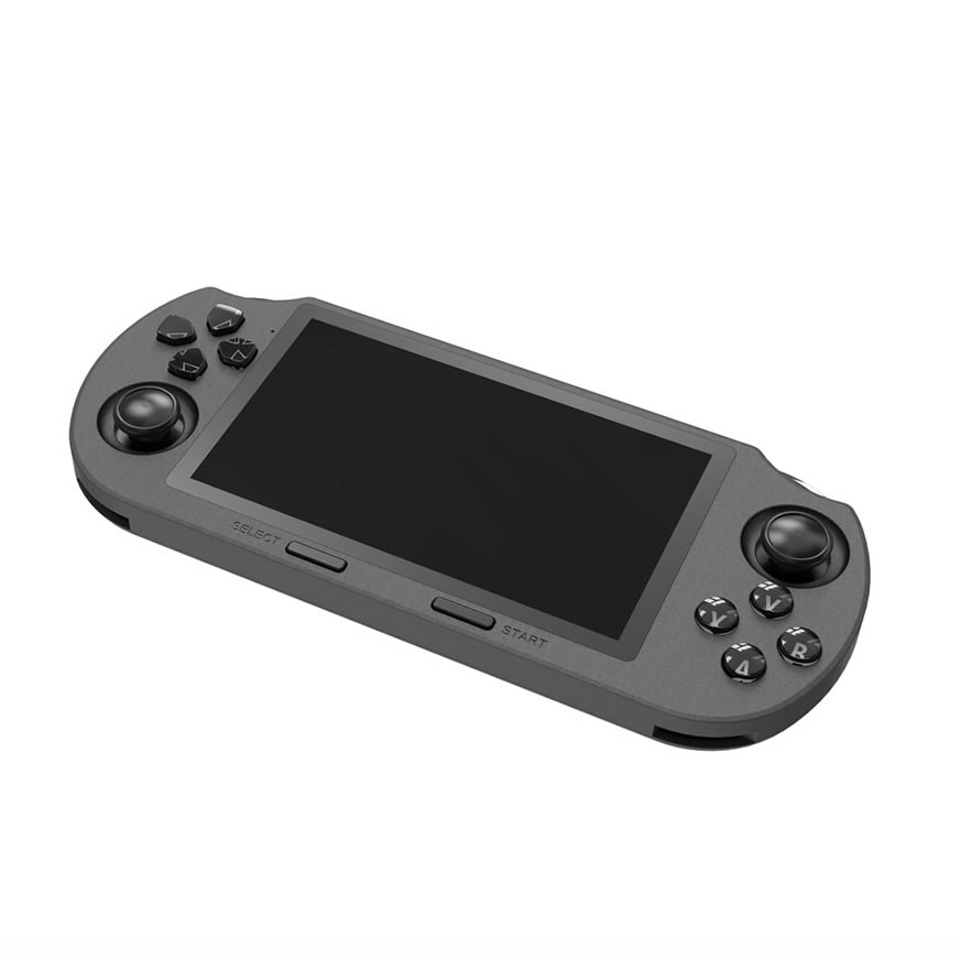 MUZEE-M1 Handheld Spielkonsole 4,5-Zoll-IPS-Bildschirm, 64GB, Dual-Core, Multifunktions Retro Spielkonsole für zwei Spieler